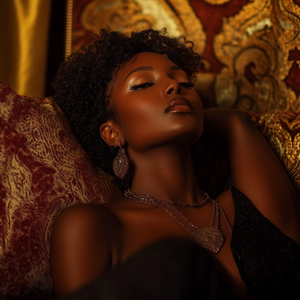 🌿 Melanin Goddess Energy Aesthetic AI Image Packs – 15 Exclusive Images